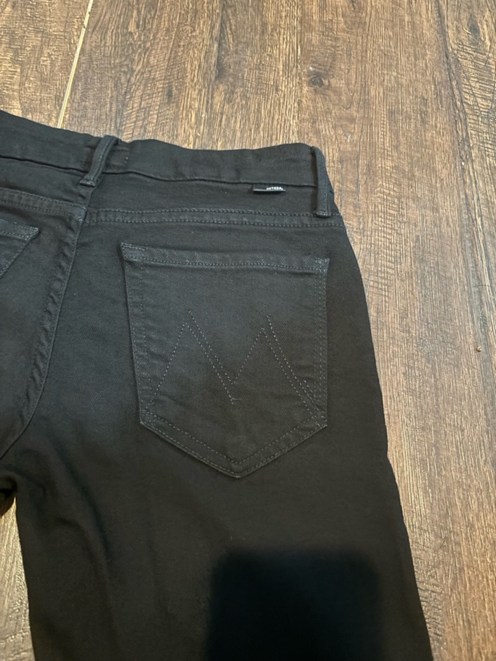 MOTHER Women Jeans Skinny Black - Picture 4 of 8